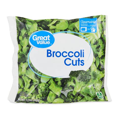 Broccoli Cuts Frozen Steamed 4 oz - calories, carbs, nutrition