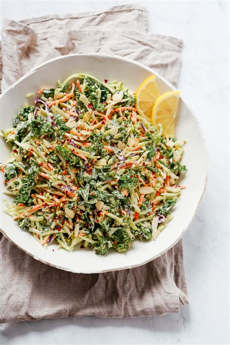 Broccoli Slaw & Kale Salad - calories, carbs, nutrition