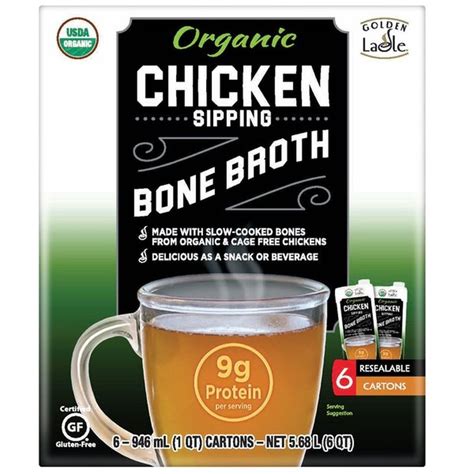 Broth Vietnamese Chicken 4 oz Ladle - calories, carbs, nutrition