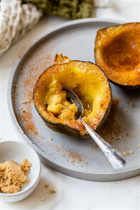 Brown Sugar Baked Acorn Squash - calories, carbs, nutrition