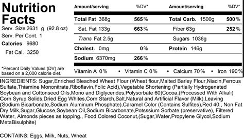 Brownie Almond - calories, carbs, nutrition