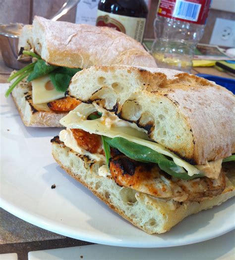 Bruschetta Chicken Ciabatta Sandwich - calories, carbs, nutrition