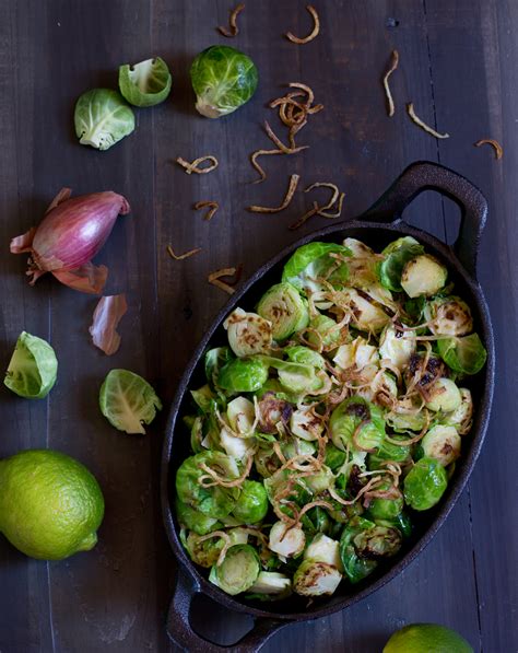 Brussel Sprouts with Caramelized Shallots - calories, carbs, nutrition