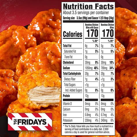 Buffalo Boneless Wings - calories, carbs, nutrition