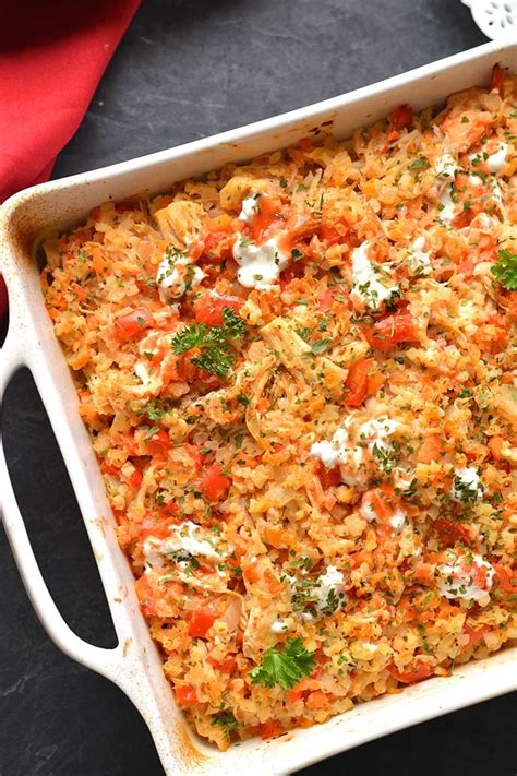 Buffalo Chicken Casserole - calories, carbs, nutrition