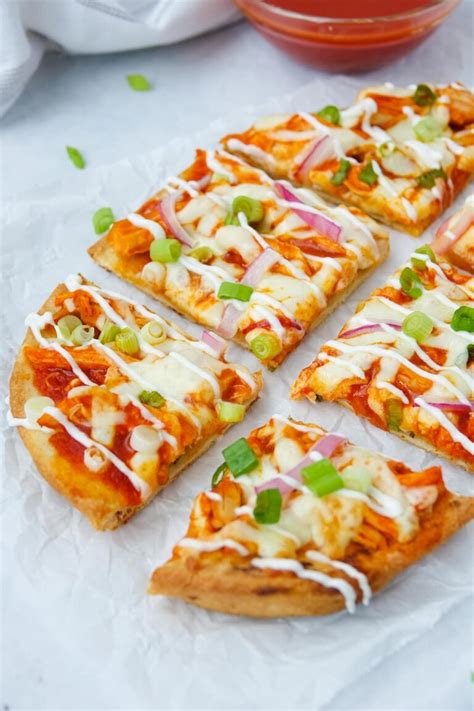 Buffalo Chicken Flatbread Pizza - calories, carbs, nutrition