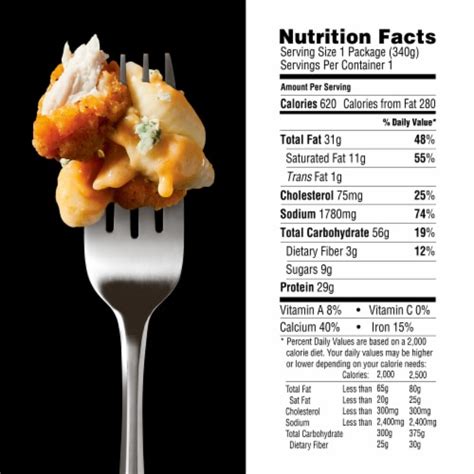 Buffalo Chicken Mac & Cheese - calories, carbs, nutrition