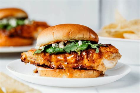 Buffalo Chicken Sandwich with Onion Roll - calories, carbs, nutrition