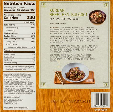 Bulgogi Beef - calories, carbs, nutrition