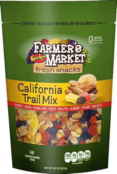 Bulk Snack California Trail Mix 1 oz - calories, carbs, nutrition