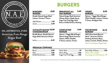 Burgerfi - calories, carbs, nutrition