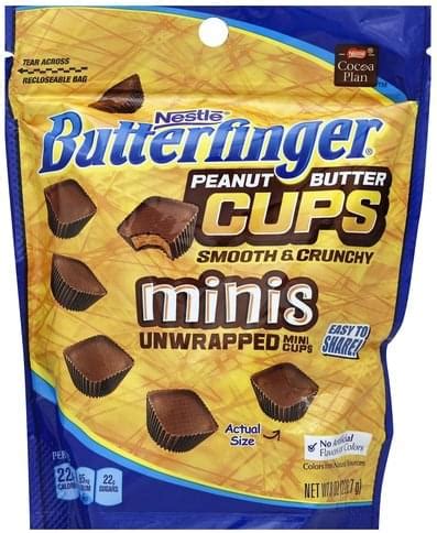 Butterfinger Peanut Butter Cups - calories, carbs, nutrition