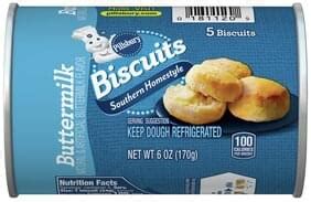 Buttermilk Biscuits - calories, carbs, nutrition