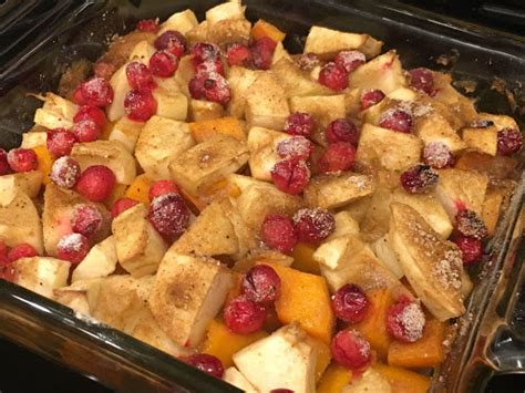 Butternut Squash Apple Cranberry Bake 2 - calories, carbs, nutrition