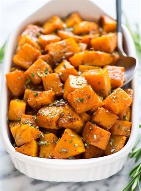 Butternut Squash & Pears Roasted 1/2 cup - calories, carbs, nutrition