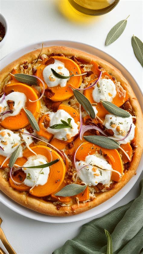 Butternut Squash Rosemary Pizza - calories, carbs, nutrition