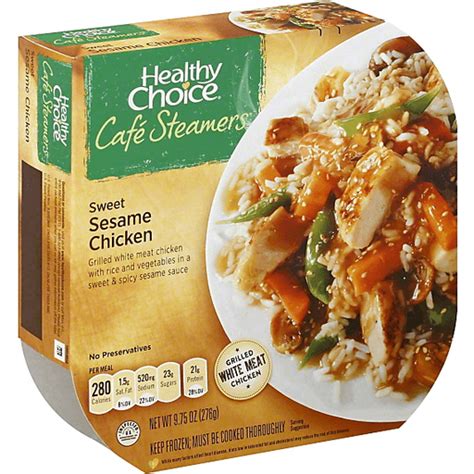Cafe Steamer Sweet Sesame Chicken - calories, carbs, nutrition