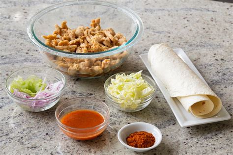 Cajun Spiced Vegetable Wrap - calories, carbs, nutrition