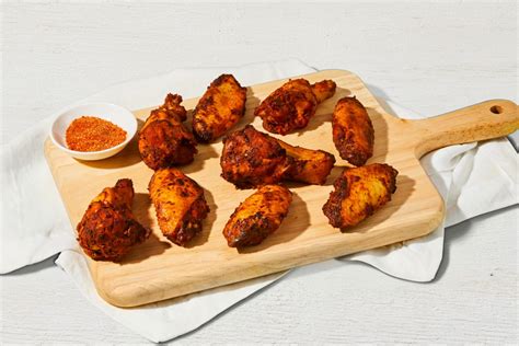 Cajun-Style Chicken Wings - calories, carbs, nutrition