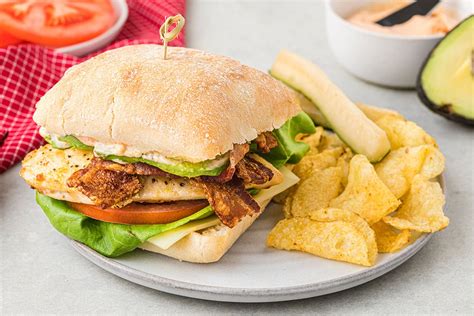 California Chicken Club - calories, carbs, nutrition