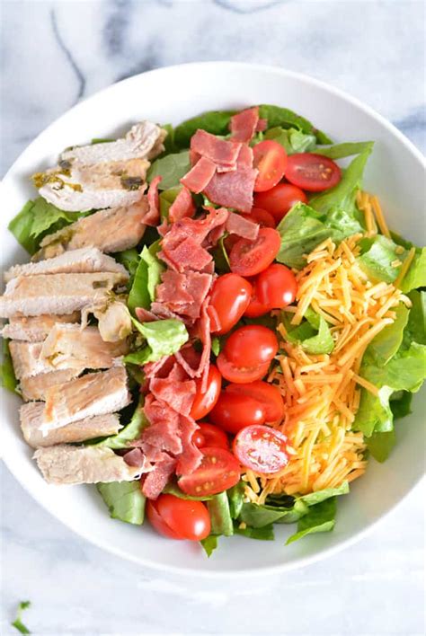 California Club Salad - calories, carbs, nutrition