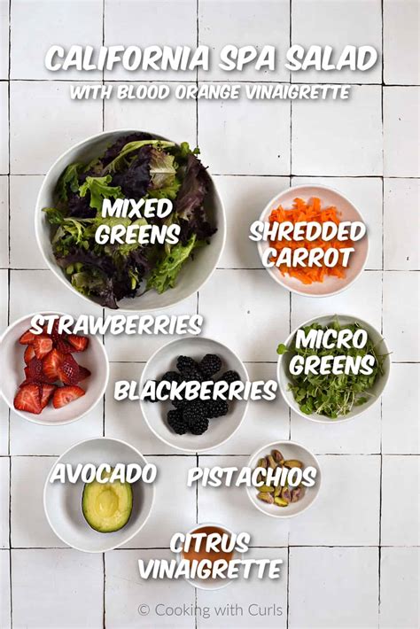 California Spa Salad - calories, carbs, nutrition