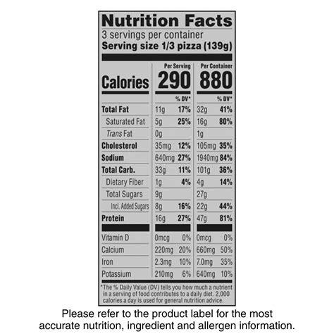 Californian Pizza - calories, carbs, nutrition