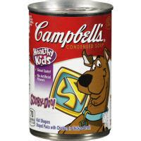 CAMPBELL'S Red and White, SCOOBY-DOO Soup, condensed - calories, carbs, nutrition