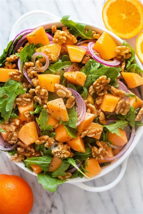 Cantaloupe, Red Onion and Walnut Salad - calories, carbs, nutrition