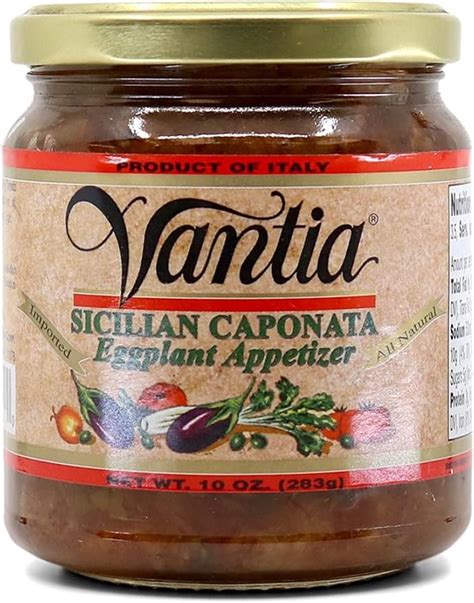 Caponata Eggplant Sicilian 2 oz - calories, carbs, nutrition