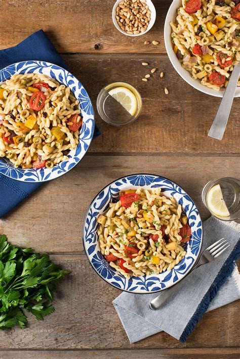 Caponata Pasta Salad - calories, carbs, nutrition