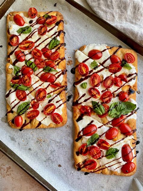 Caprese Flatbread - calories, carbs, nutrition