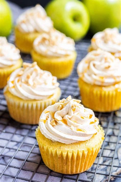 Caramel Apple Cupcakes - calories, carbs, nutrition