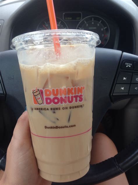 Caramel Iced Coffee, Medium, with Cream - calories, carbs, nutrition