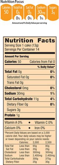 Caramel Rice Snack - calories, carbs, nutrition