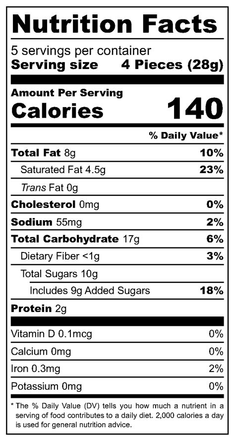 Caramel Wafer - calories, carbs, nutrition