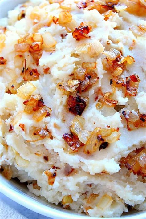 Caramelised Onion Mash Potatoes - calories, carbs, nutrition