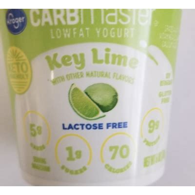 Carb Master Yogurt Key Lime - calories, carbs, nutrition