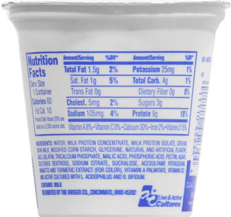 Carb Master Yogurt - calories, carbs, nutrition
