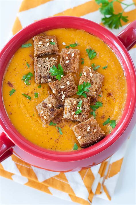 Caribbean Carrot & Sweet Potato Soup - calories, carbs, nutrition