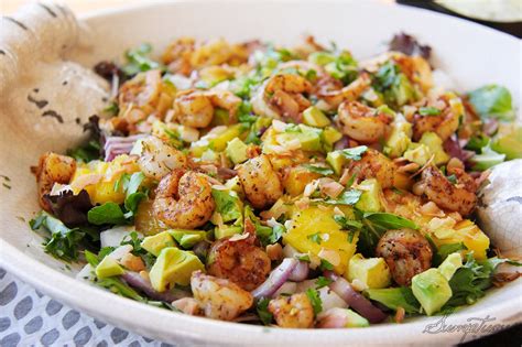 Caribbean Shrimp Entree Salad - calories, carbs, nutrition