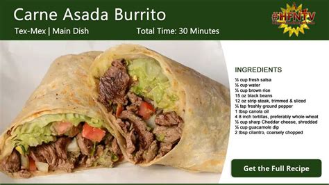 Carne Asada Grande Burrito (74321.0) - calories, carbs, nutrition