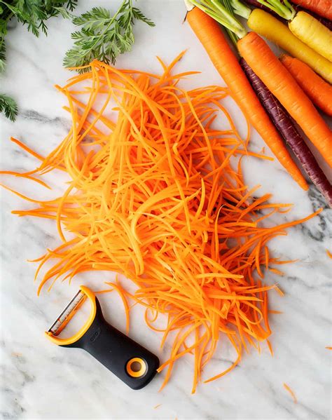 Carrot Bulk Julienne 1/8" Blanched 1 Cup - calories, carbs, nutrition