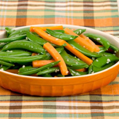 Carrots and Sugar Snap Peas - calories, carbs, nutrition