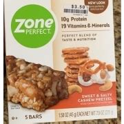 Cashew Pretzel - calories, carbs, nutrition