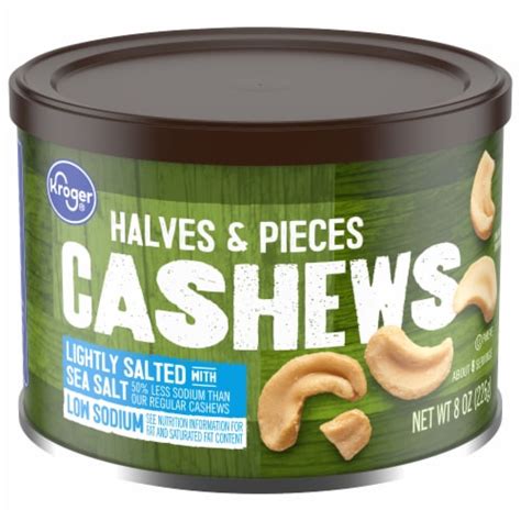 Cashews Halves & Pieces (Lightly Salted) - calories, carbs, nutrition