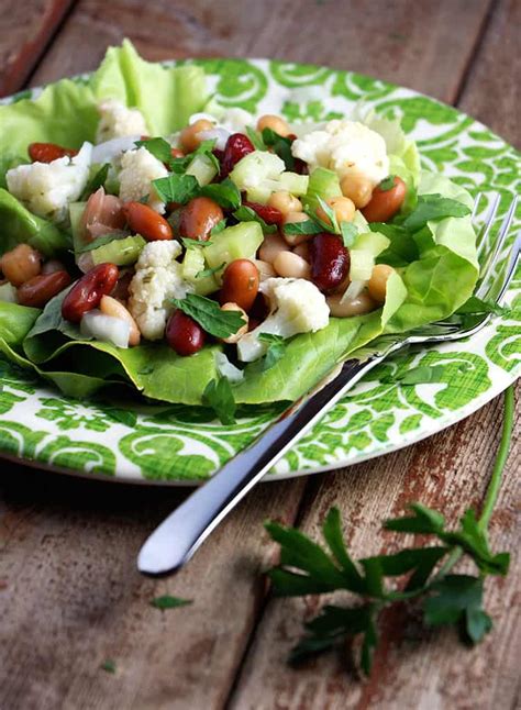 Cauliflower & Bean Salad - calories, carbs, nutrition