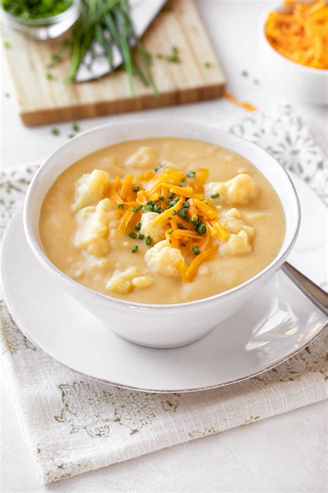 Cauliflower Cheese Soup - calories, carbs, nutrition