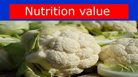 Cauliflower Coral - calories, carbs, nutrition