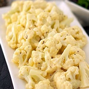 Cauliflower with Mustard Sauce - calories, carbs, nutrition